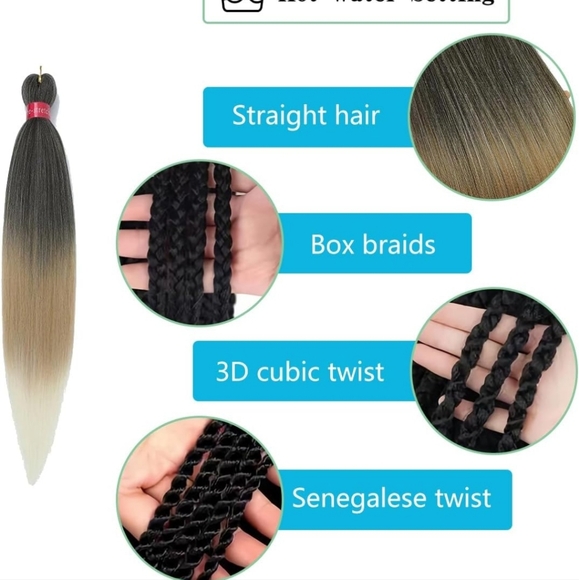 Ombre Pre Stretched Braiding Hair - Picture 5 of 5